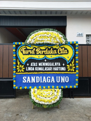 Papan Bunga Duka di Warudoyong